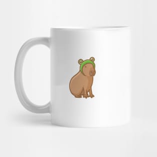 Coco the Capybara Frog Hat Mug